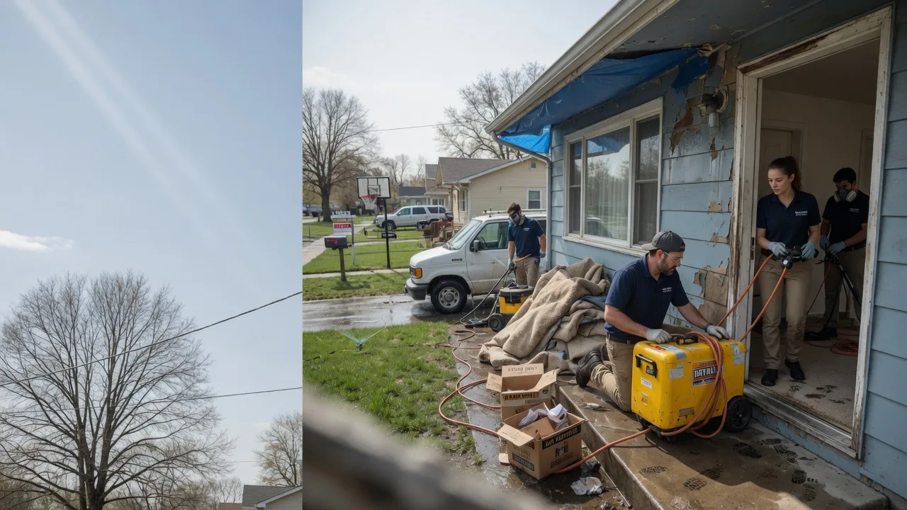 Basement Flood Cleanup in Mentone, IN near me
